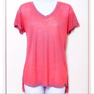 Rock & Republic Pink Burnout T-Shirt